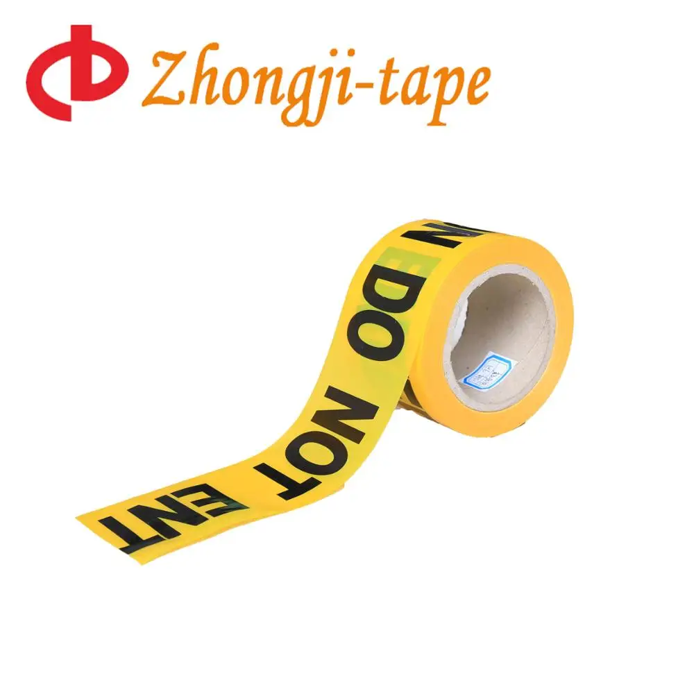 Factory directly supply good quality barricade PE  yellow caution tape with lower price