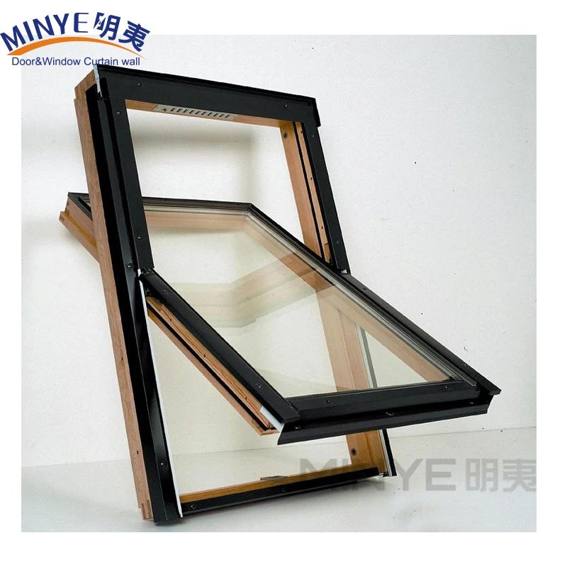 Good Quality Aluminum Skyview Roof Window Roof With The Sun Shade Blinds
