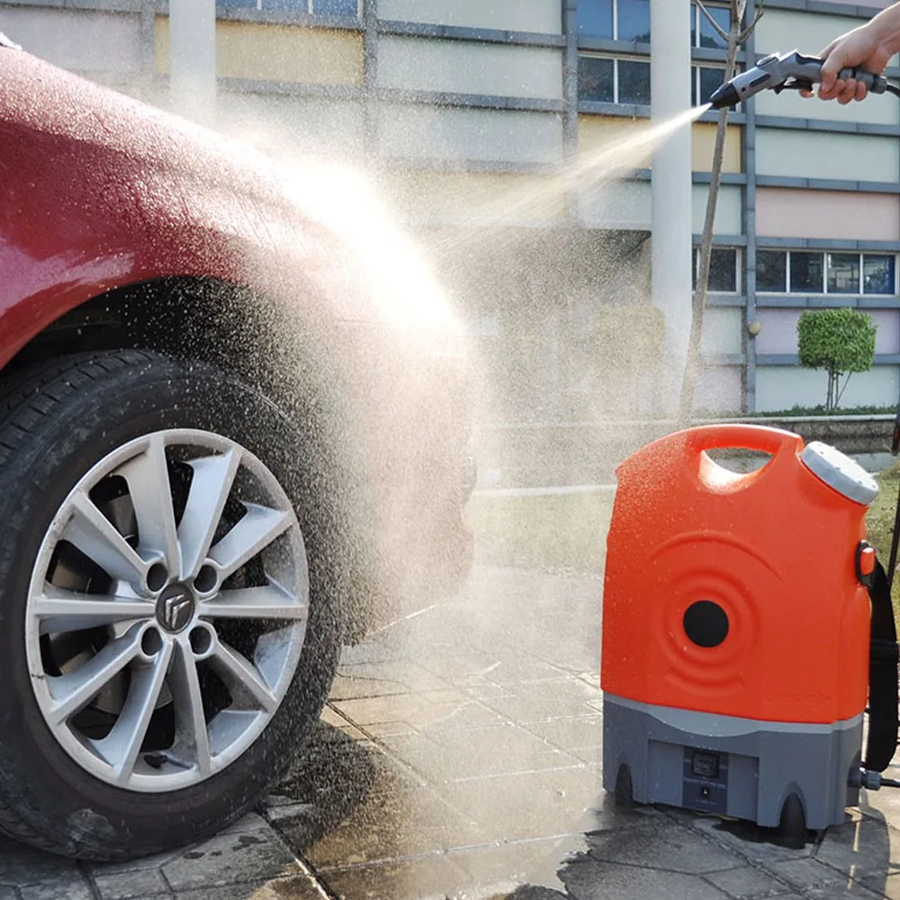 Factory Direct Multipurpose Portable Spray Washer with Water Tank Built-in Rechargeable Battery For Car Washer set