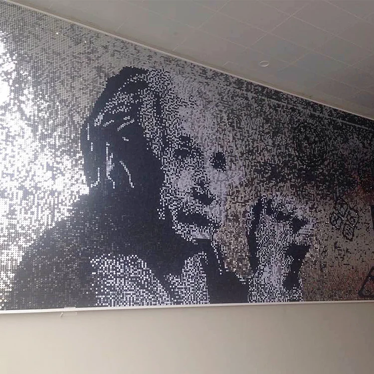 
Sequin panel interior decorative wall panel 