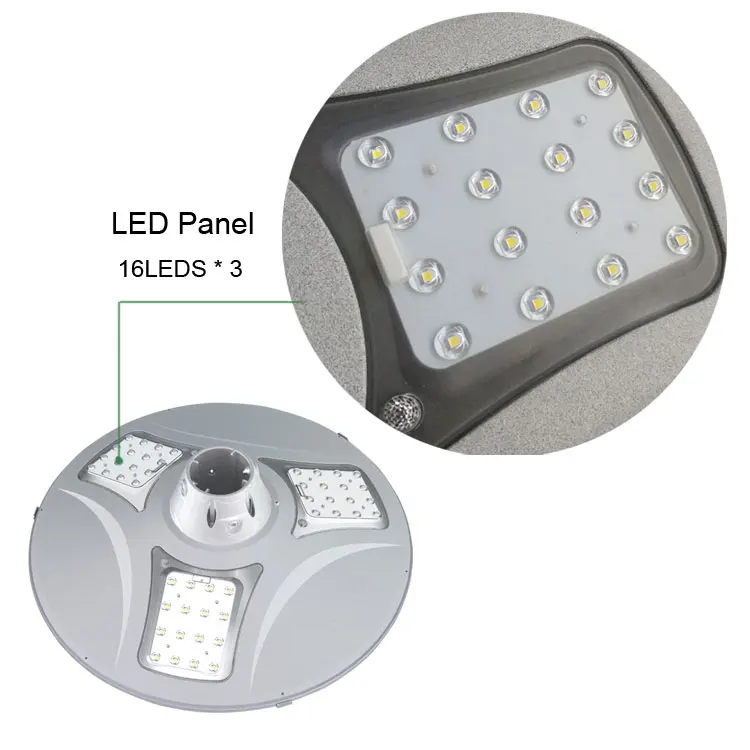 2020 Trending product outdoor round deco solar led garden light 20 watt solar street light