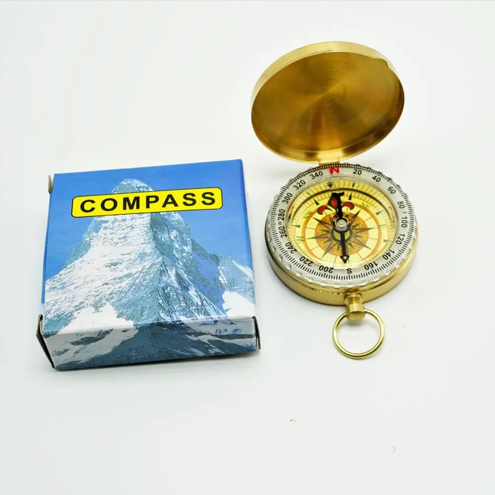 Distribution pocket watch vintage flip compass
