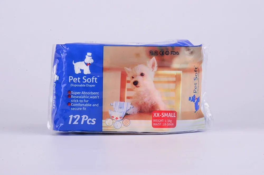 Pet Soft Pet Urine Shorts Pet Female Dog Water Absorbing Type Dry Health Pants Dog Disposable Diaper For Female Dog