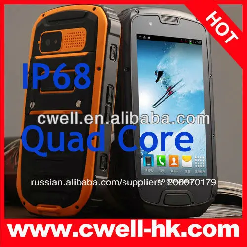 альпы s09 четырехъядерных процессоров ip68 водонепроницаемый смартфон