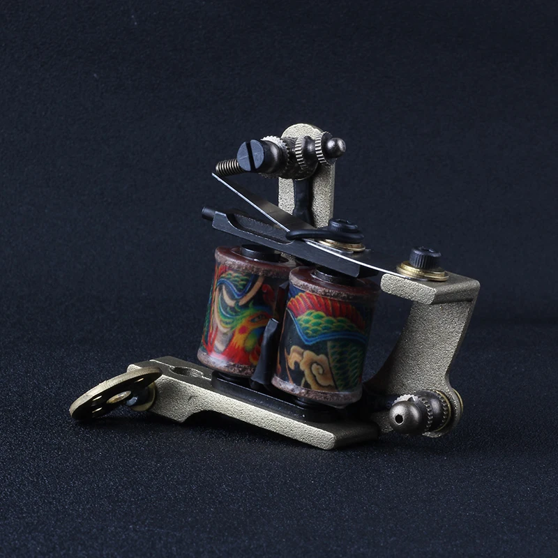 Новинка 2021, Высококачественная тату-машинка ручной работы с 10 катушками, тату-пистолет