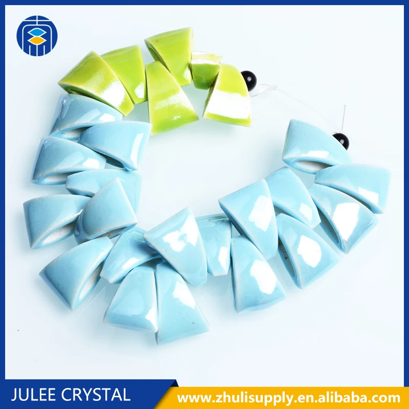 
JuleeCrystal Manufacturer Wholesale Customized Designs Porcelain Beads For Jewelry Making 