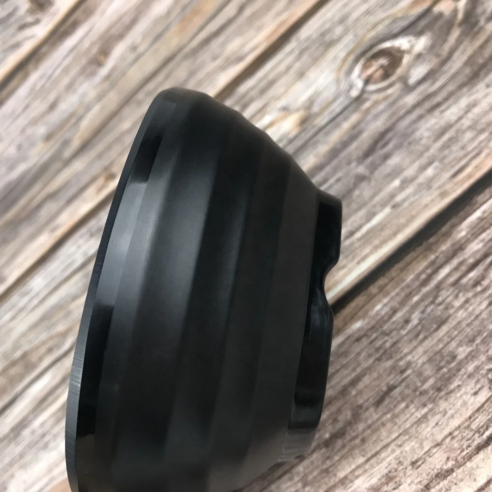 Melamine black snack bowls