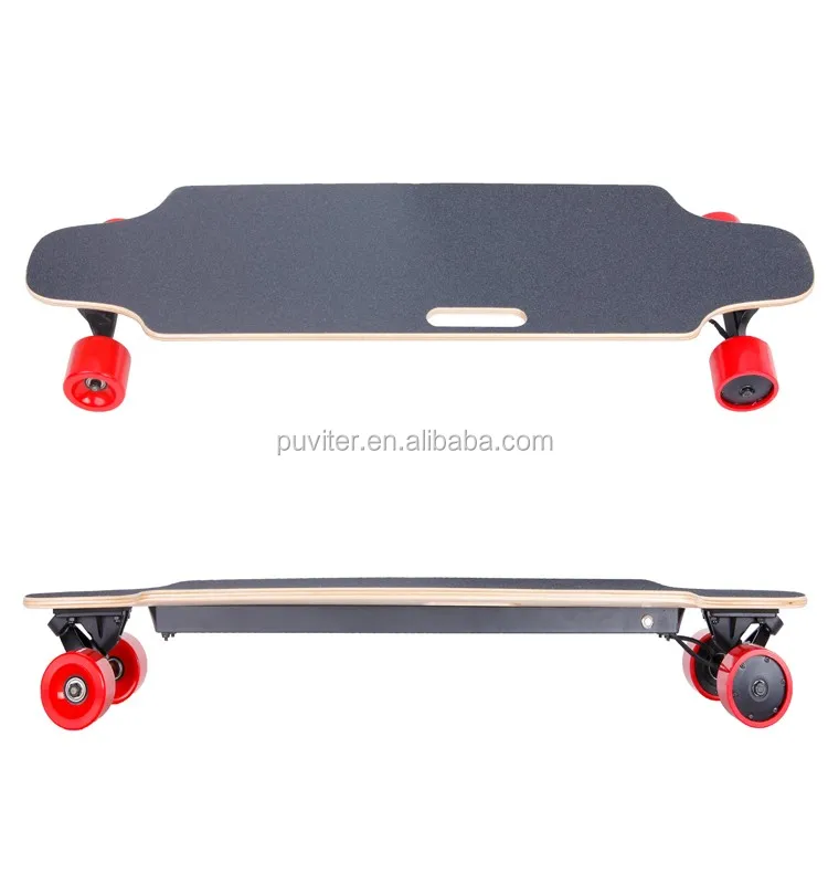 2017 NEW boosted electric skateboard Longboard 4 wheels Remote control double drive skate board dual motor skate board (ESK05)