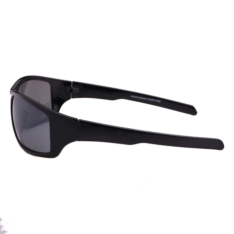 Wholesale high quality mens black sunglasses sport UV400 polarized sunglasses