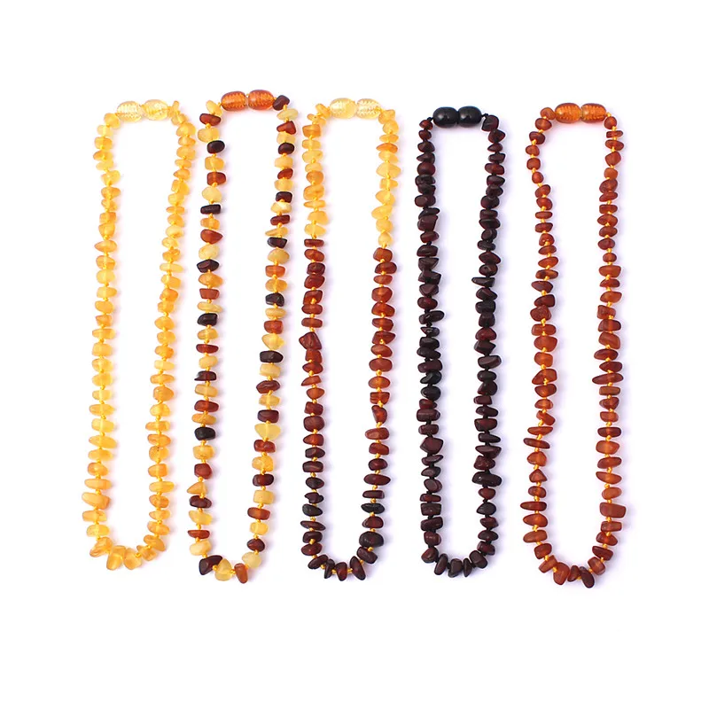 Raw Amber Necklace Multicolor Jewelry Certificate Baltic Natural Amber Beads Collar True Best Gifts