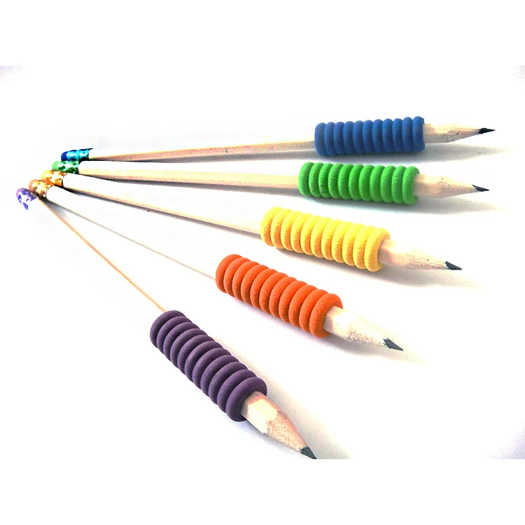 2020 New Arrival High Quality Wholesale Raw Wood HB Pencil Crayons Wood Pre Sharpen Wood Pencil with Grip