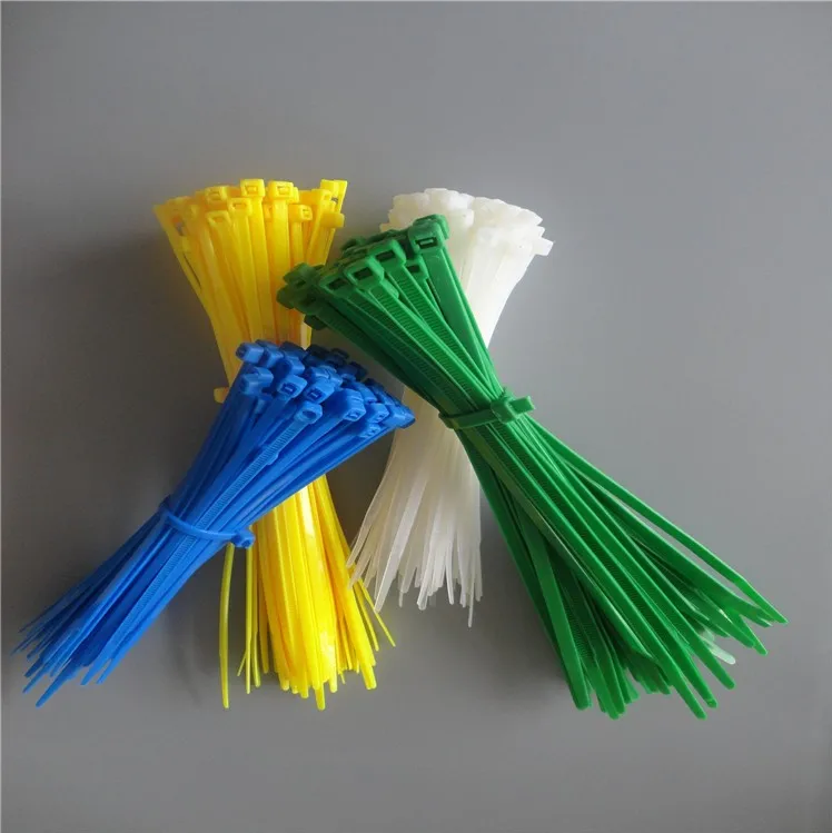 Chinese high quality ROHS approved colorful different sizes nylon soft cable ties made of nylon pa66