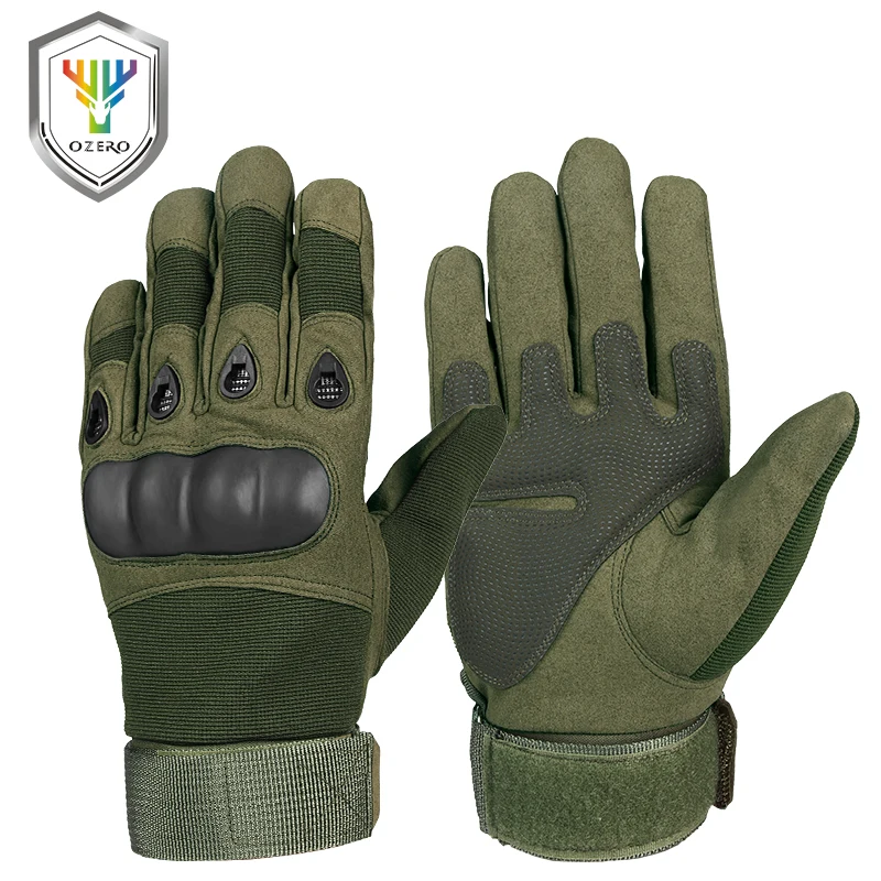 
OZERO WO-9023 Motorcycle mittens Super Fiber Reinforced Leather Motocross Motorbike mittens for Men 