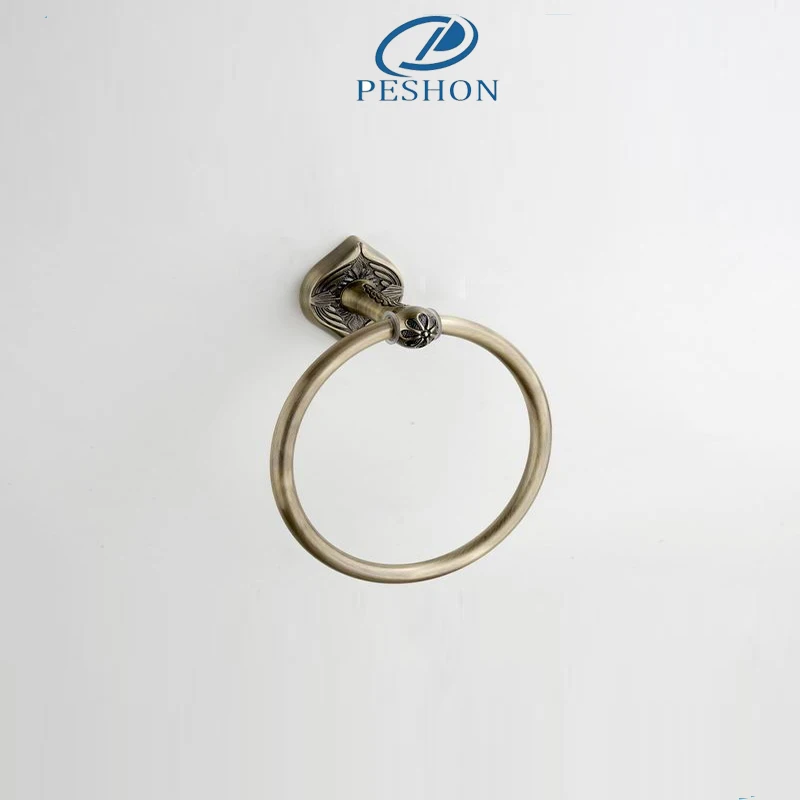 Высокое качество Долгое Время продолжительности Подгонять Ванная комната цинковый сплав полотенце кольцо