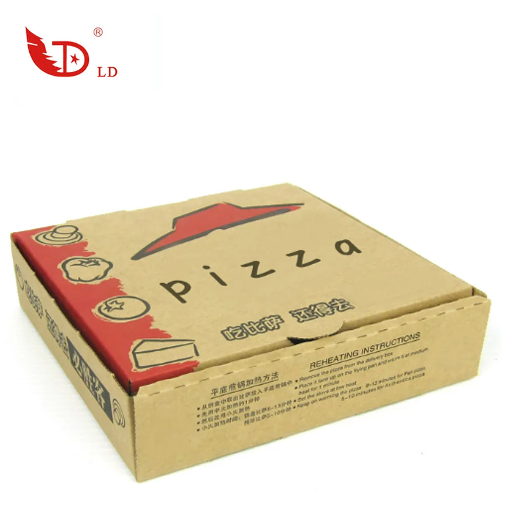 
Factory price cheap corrugated pizza delivery box carton wholesale 