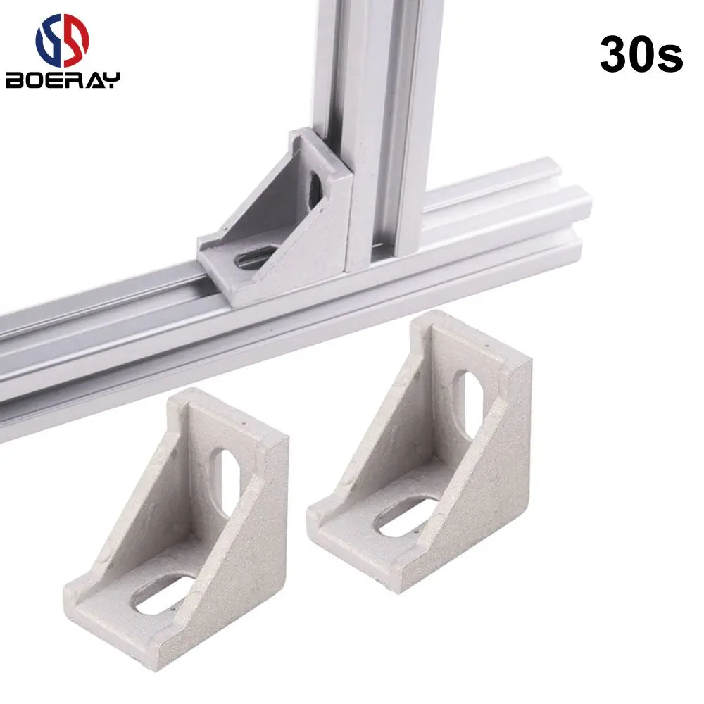 3030 Aluminium Internal Corner Angle L Brackets Connector for Aluminum Profile 3030 Series