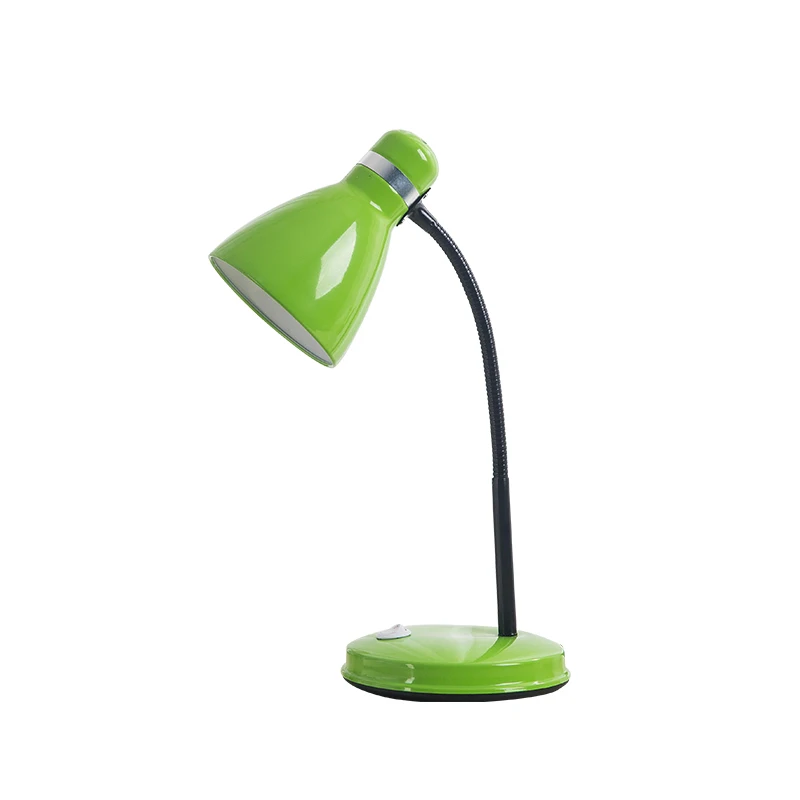 American style iron art hose for children and students eye care LED study bedside table desk lamp