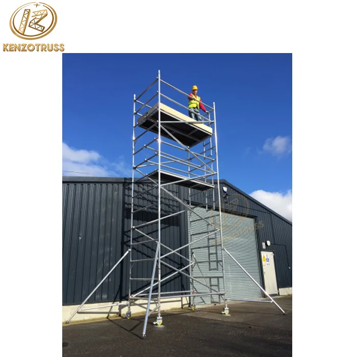 Aluminum Alloy Scaffolding Material Mobile Multifunctional Portable Scaffolding TUV Certificated