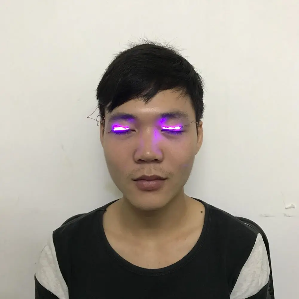Hot selling cool light colorful flashing LED eyelashes eyelash extension led lamp