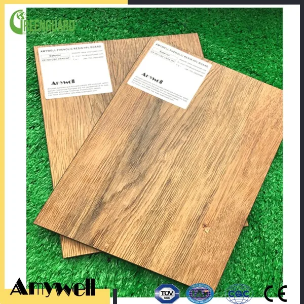 Amywell factory waterproof 100% phenolic resin compact laminate formica hpl 12mm