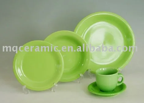 Ceramic glazed dinner set 20pcs