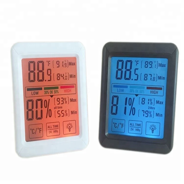 Big Backlight Digital Ambient Temperature Chicken House Poultry Farm Thermometer With Humidity