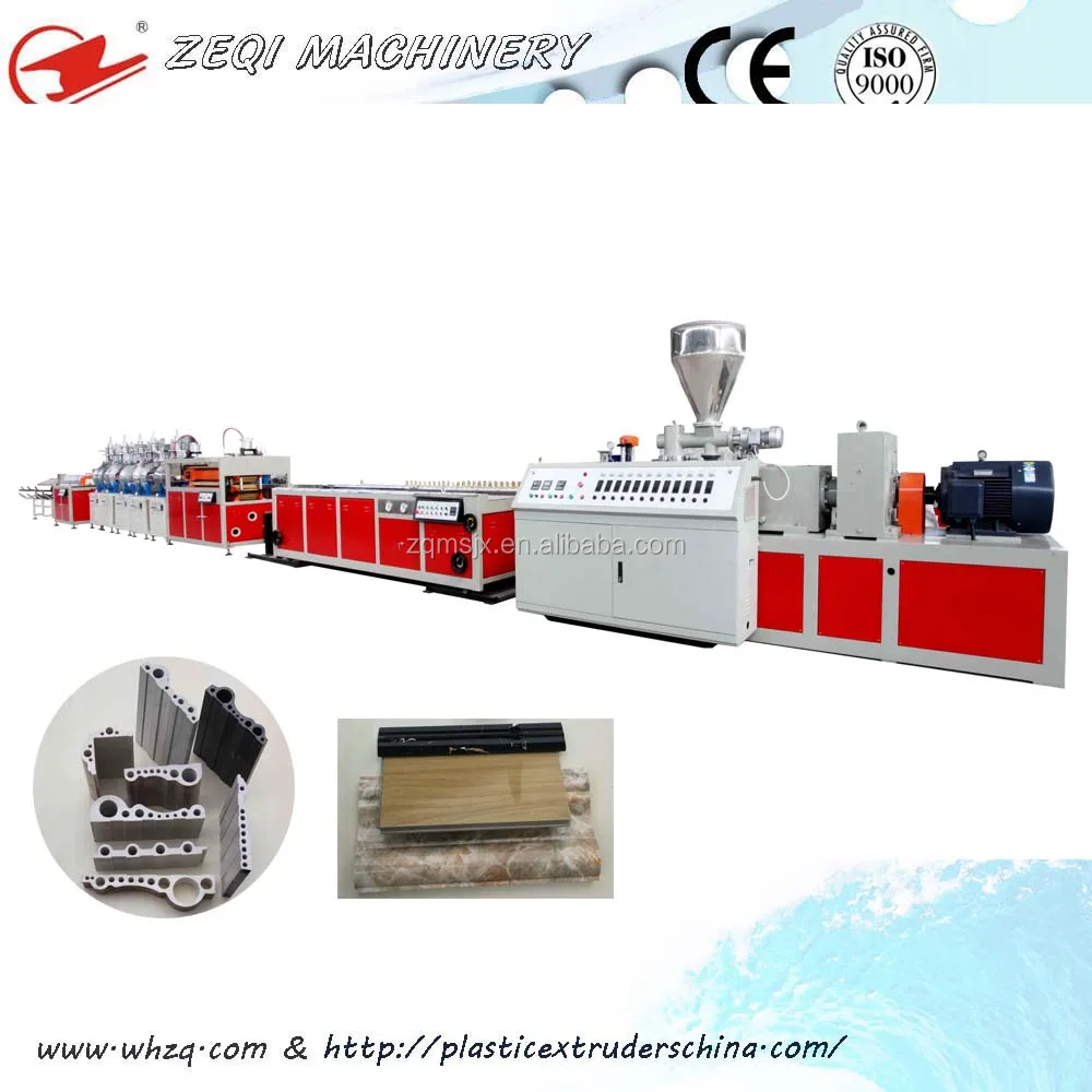 Hot Selling PVC Artificial Marble Extruder Machine, Marble Stone Profile Extrusion Line