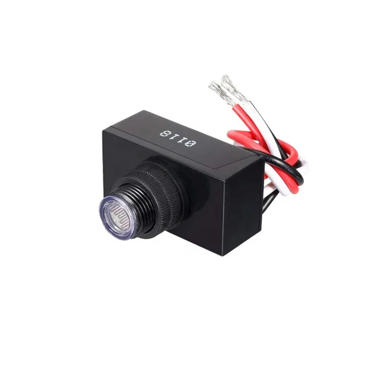 Dusk To Dawn Button Photo Control Eye Photocell 120V Raintight Photoelectric Switch
