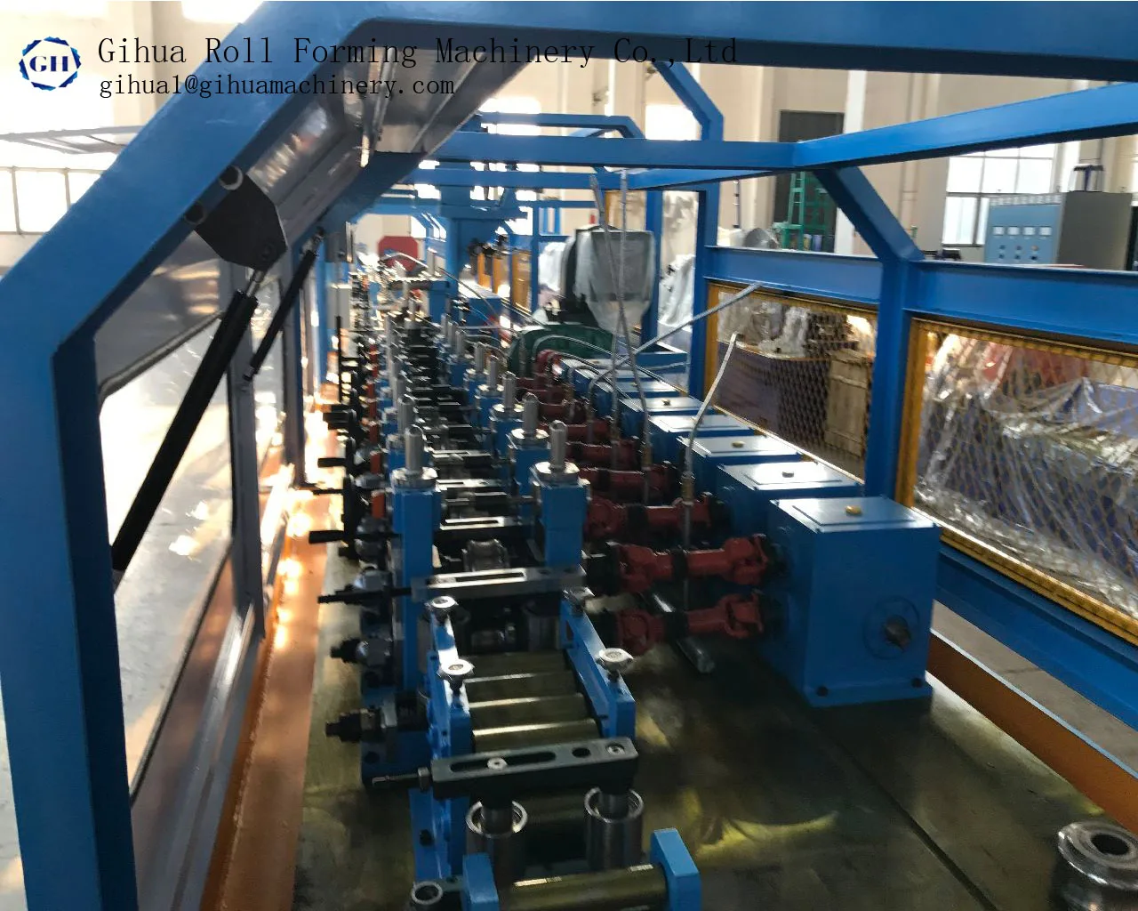 Large diameter 600mm stainless steel pipe production line making machine laminated tube machines