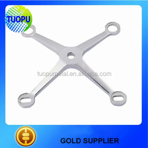 
High polished stainless steel glass point-fixed spider fitting for sale 