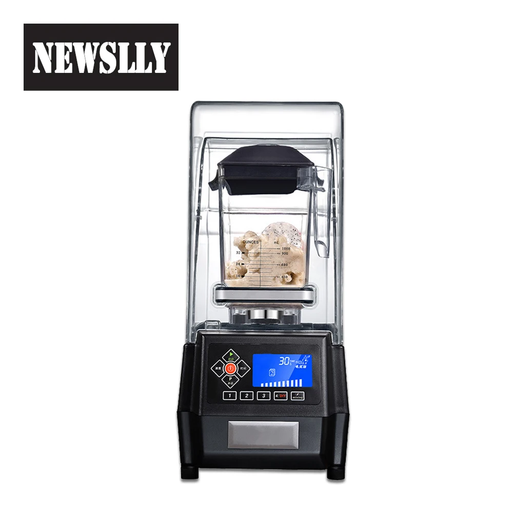 Automatic Sound proof cover electric fruit blender mixer juice blender