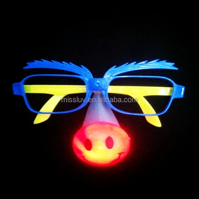 Carnival party glasses with eyes funny plastic novelty glasses holder nose glasses with mustache
