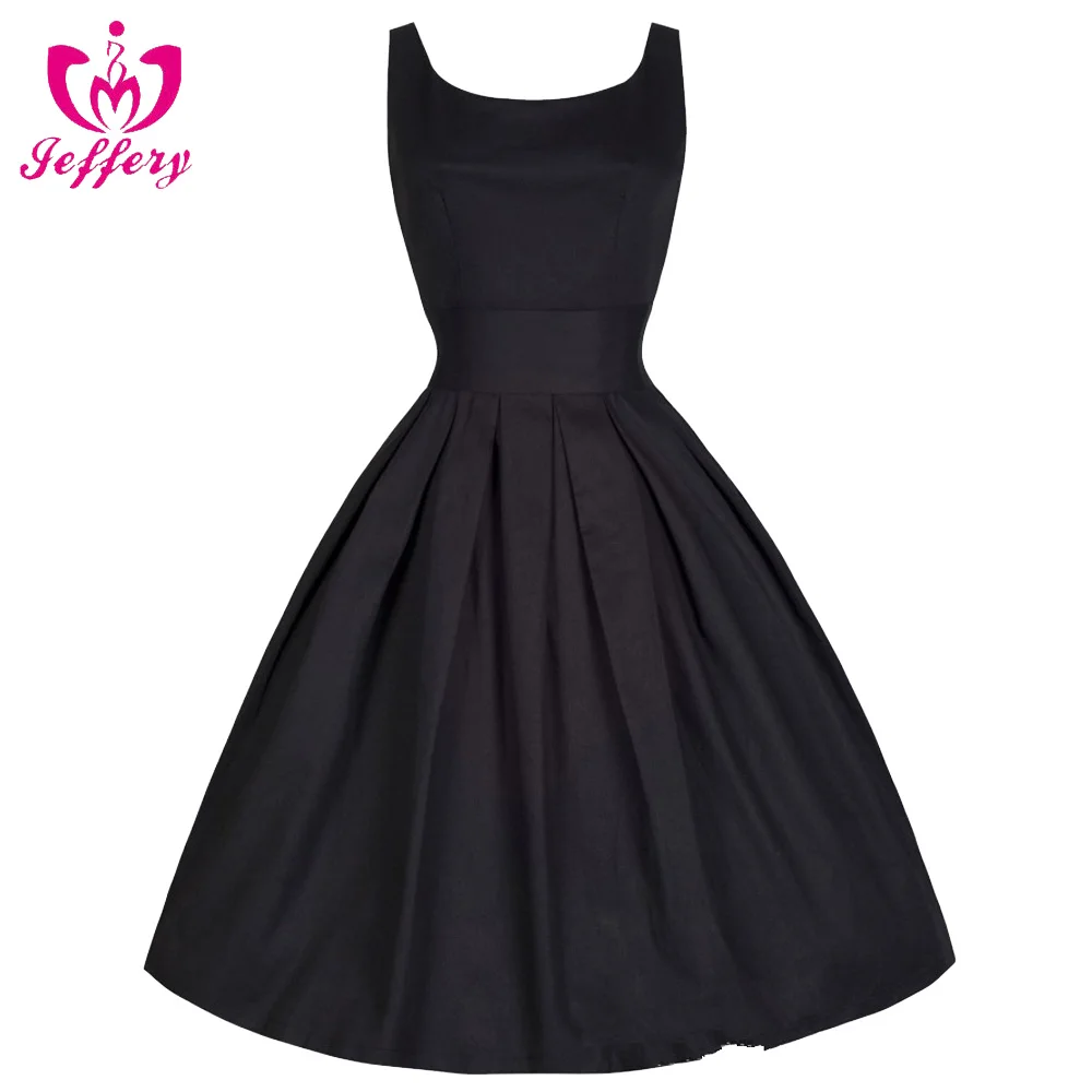 Explosion-style retro Hepburn wind 50s waist was thin dress explosion models red designer one piece party dress