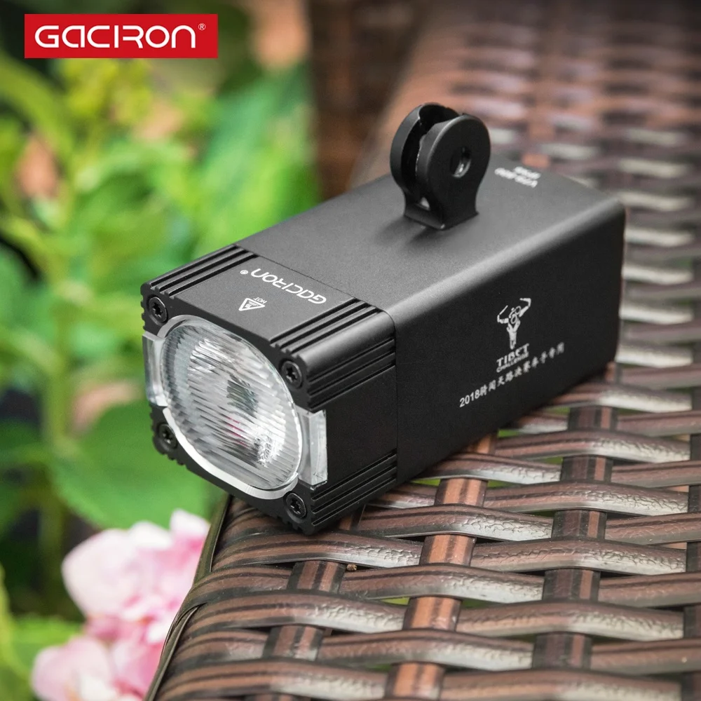 Wholesale Gaciron 6063 Aluminum Alloy  V7S 500 Lumen Cycle Smart Rechargeable Road Bicycle Light Cree LED Mountain Bike Lights