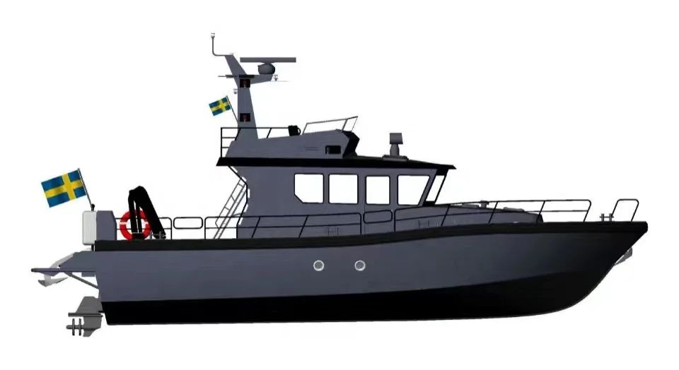 12m Aluminum Pilot Boat for Pilotage and Patrol-Marine Police Ship,Government Ship,Maritime vessel