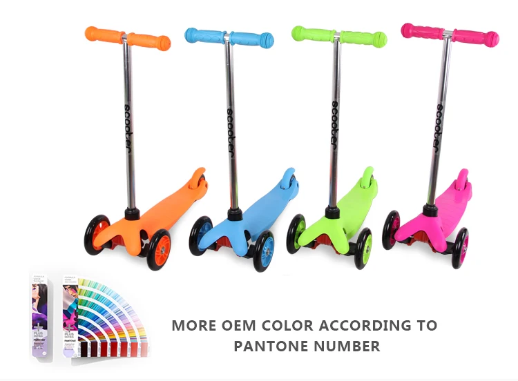 Лидер продаж 2019, сертификация CE, торговая гарантия, портативный самокат для детей, скутер для ног, Детский самокат, 3 колеса