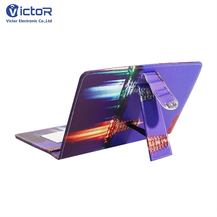 Fancy Artwork 10 Inch Kickstand Tablet Case with Wired Keyboard