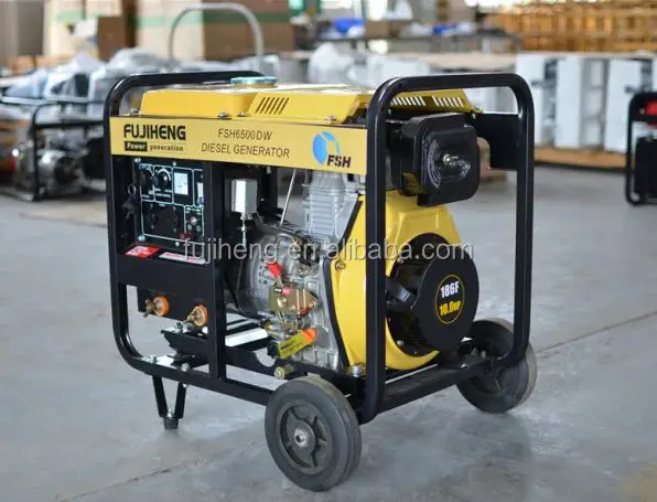 
Weler type diesel diesel generator 6500DW , 5kw welder diesel generator 