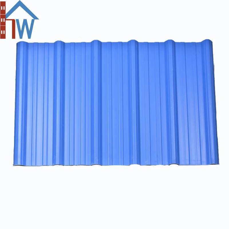 
Superior quality lightweight colorful fireproof plastic wave apvc roofing sheet tiles 
