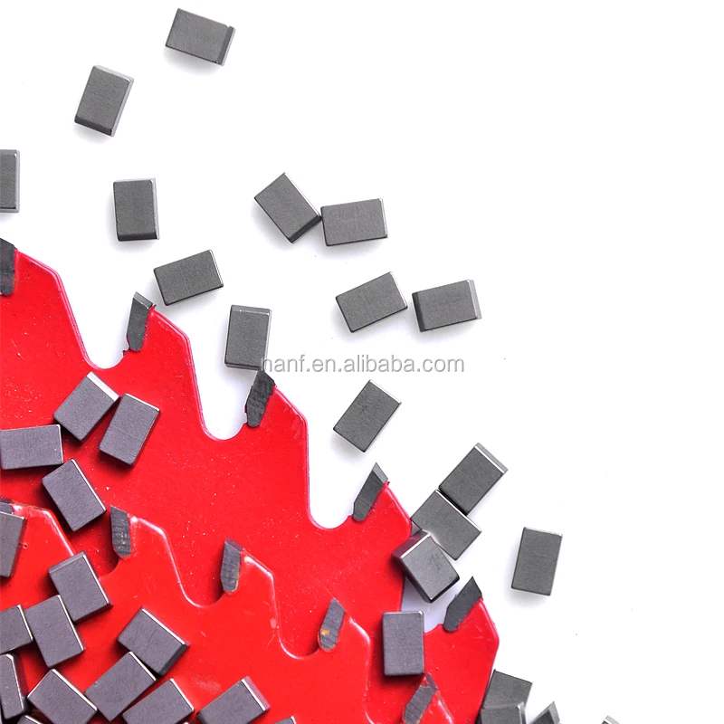 Customized YG6 YG8 good quality Tungsten Carbide Saw Tips for cutting wood,aluminium,metal