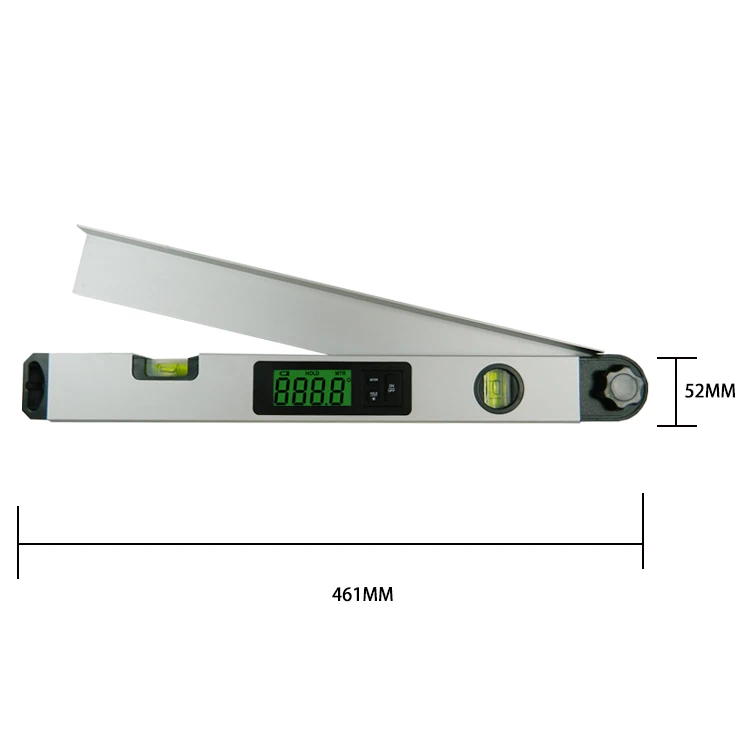 450mm eOUTIL DL160 Digital Angle Finder Digital Level Angle Finder Protractor