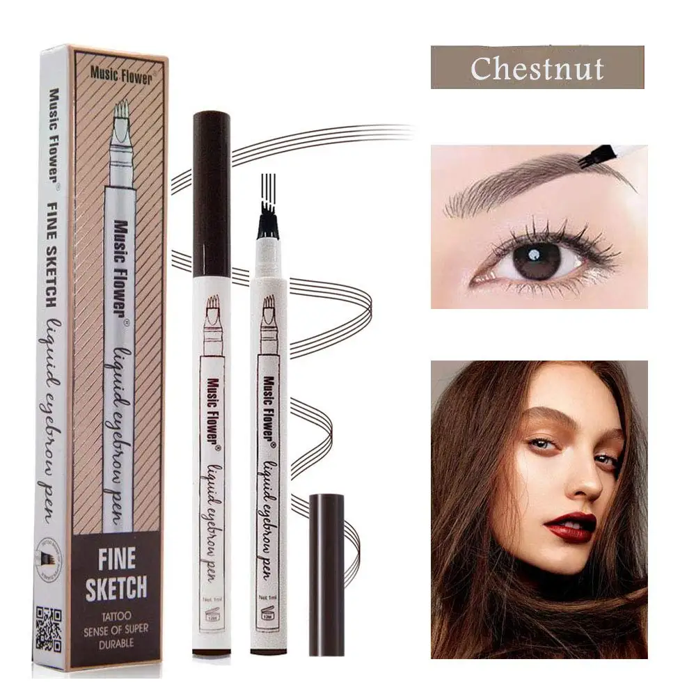 Ready to Ship In Stock Fast Dispatch Accept OEM fine sketch liquid 3d eyebrow pencil tattoo pen waterproof eyebrow pencil