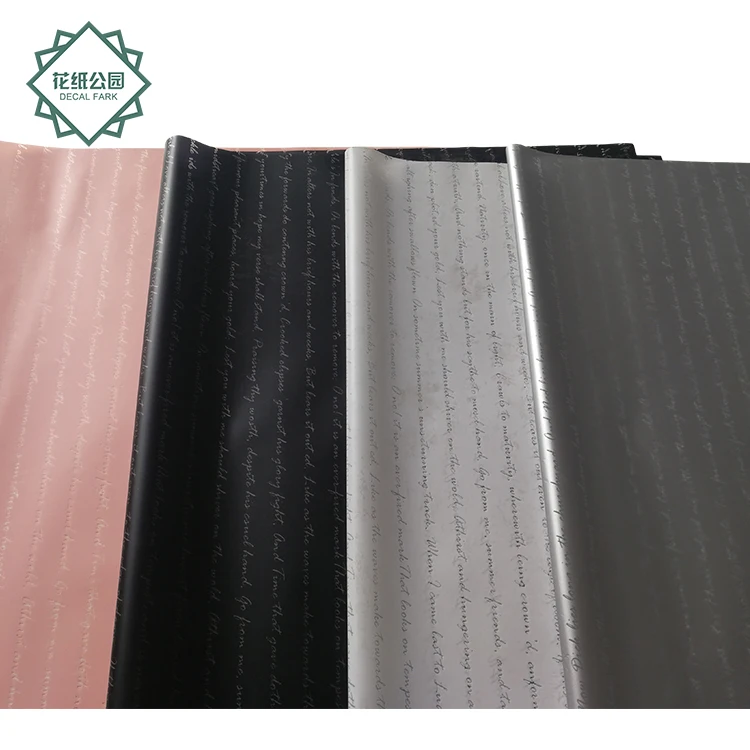 
Custom Printed Waterproof Wrapping Floral Paper For Flowers / Bouquets 