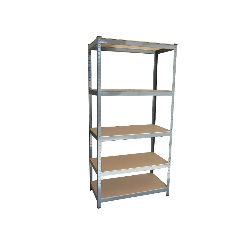 Щелевые угол оцинкованного металла стеллажи, полки для дома и гараж для хранения