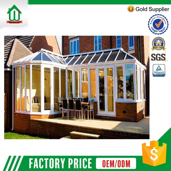 WANJIA On sale exterior aluminum tempered glass sunroom