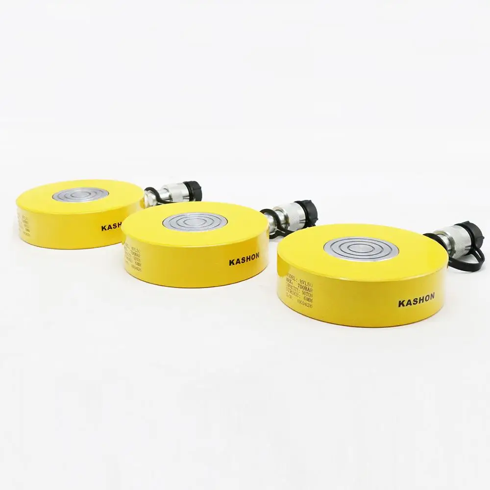 single acting very low height pancake cylinder jack