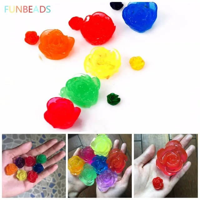 hydrogel balls non-toxic growing water gel balls hydrogel water gel super absorbent polymer toys