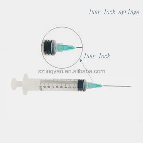 disposable use medical syringe luer lock ,luer slip types