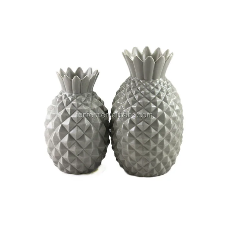 Pineapple Shaped Top Quality Home Goods Decorative Ceramic Vases For Decoration
