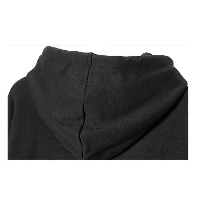 
Custom Print Online Shop Oversized Gym Korean Brand All Thin Black Mens Black Strings Hoodie 